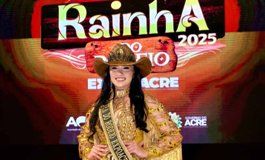 Rainha do Rodeio, Camila Assunção. Foto: Cedida abertura rodeio 006
