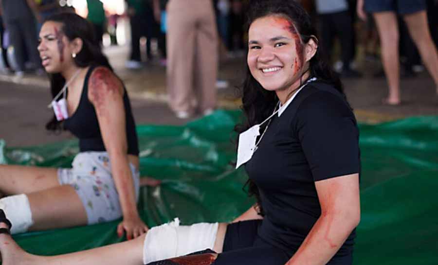 simulado de incendio 005