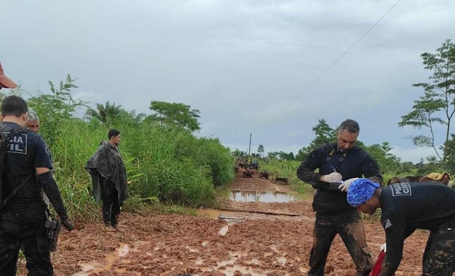 Polícia monta força tarefa para resgatar corpos de vítimas de homicídios na zona rural de Rio Branco