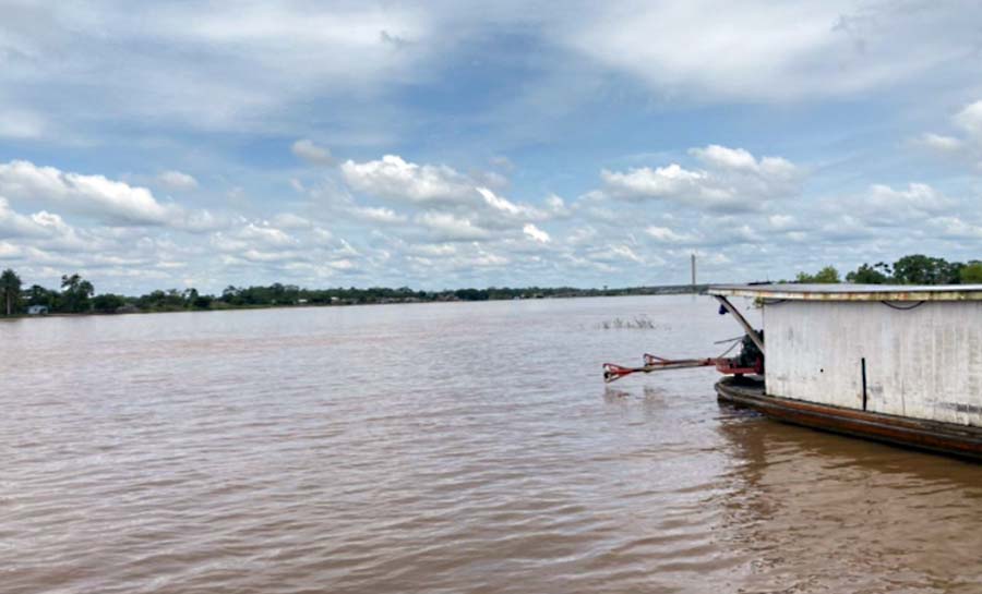 Rio Juruá segue em vazante em Cruzeiro do Sul e atinge cota de 12,82 metros