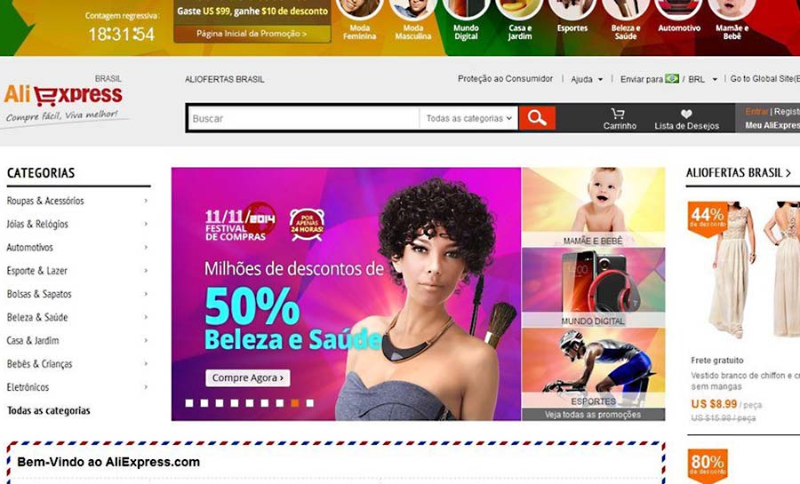 Hang pede restrição da AliExpress, Wish, Shopee e mais importadoras