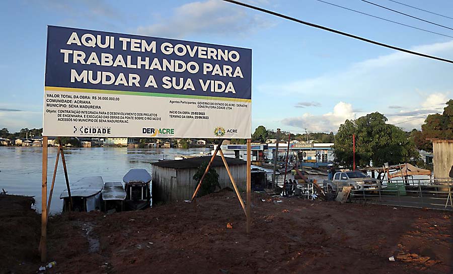 Ponte do Segundo Distrito de Sena Madureira vai tirar mais de 2.500 pessoas do isolamento