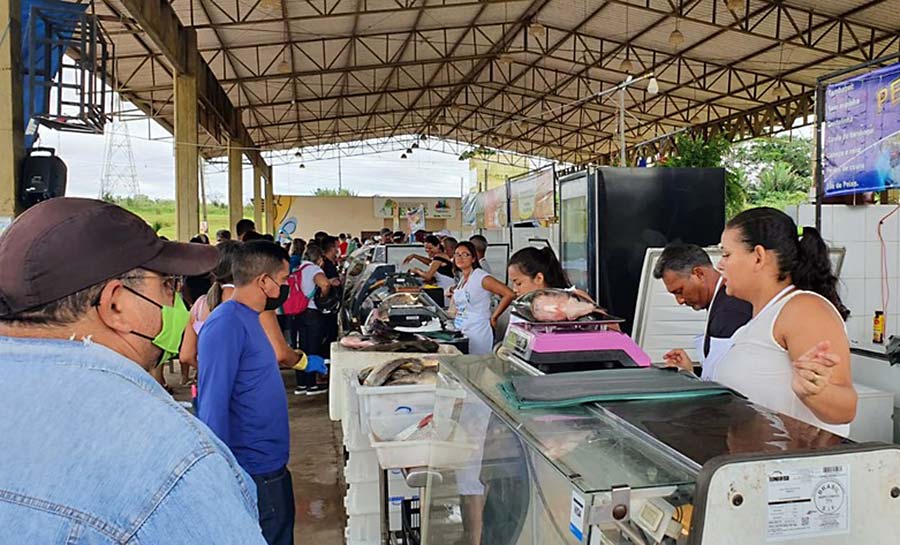 Em dois dias, Feira do Peixe vendeu quase 70 toneladas de pescado na Ceasa de Rio Branco