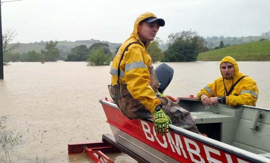 Santa Catarina tem 22 cidades em situação de emergência após chuvas