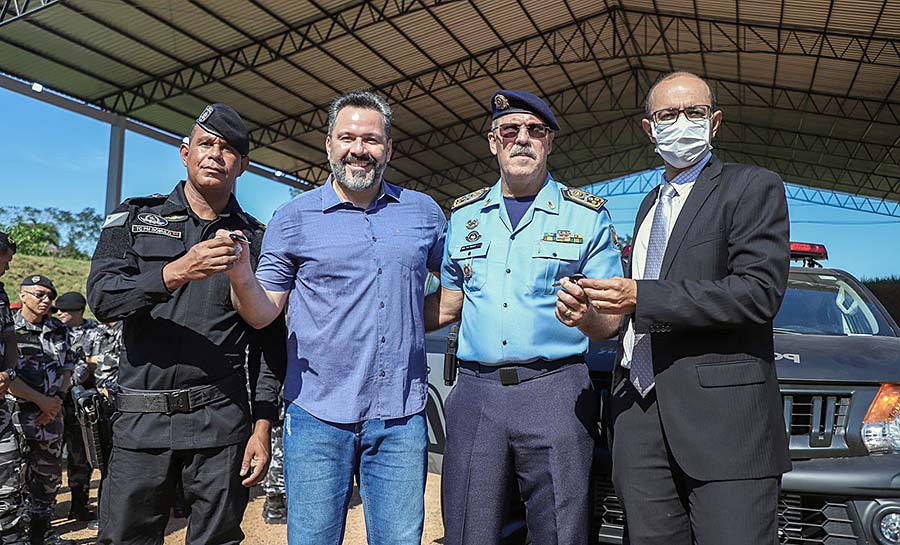 “Caveira” - Alan Rick inaugura estande de tiros da Policia Militar, no BOPE