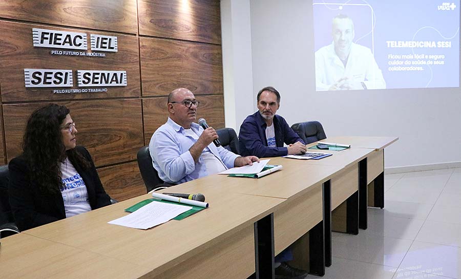 SESI/AC apresenta serviço de telemedicina a empresários na FIEAC