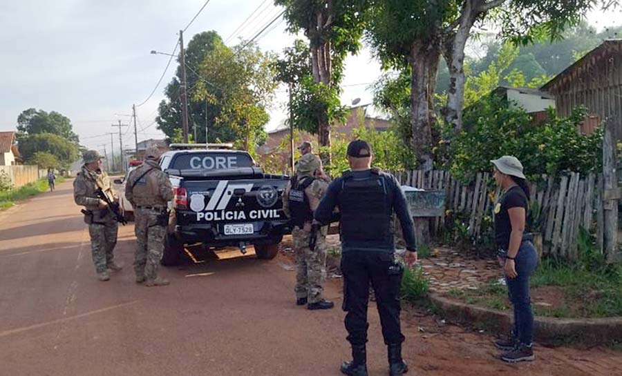 Polícia cumpre 20 mandados judiciais contra ações criminosas no interior do Acre