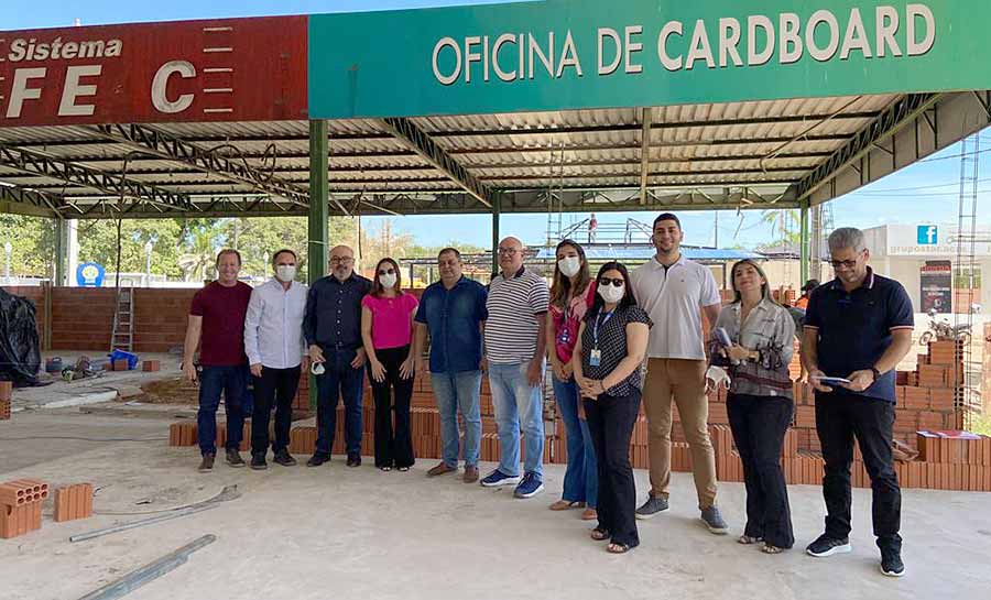 Seict e Fieac acompanham avanço das obras da Expoacre