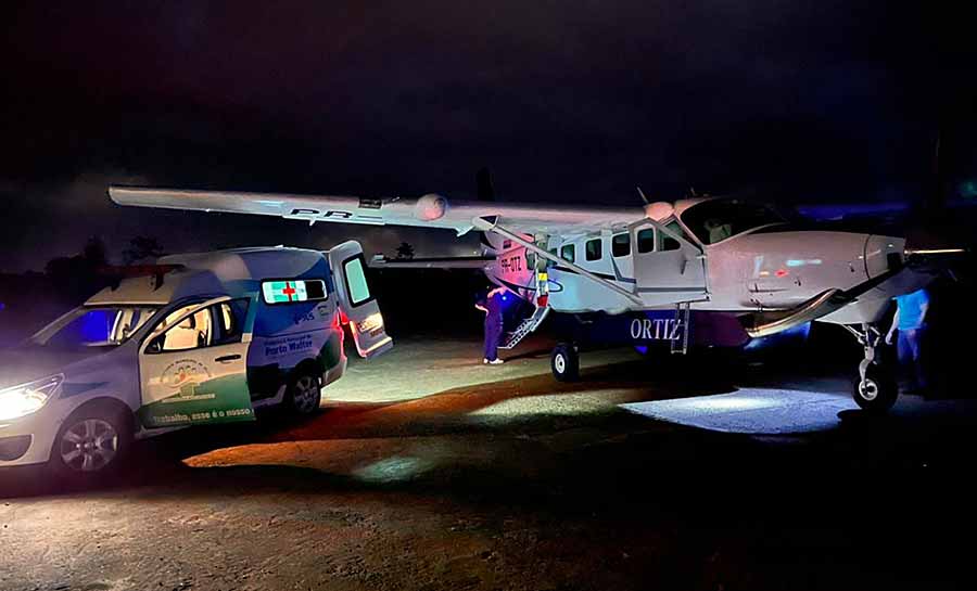 Aeródromo de Porto Walter garante serviço de transporte aeromédico de pacientes