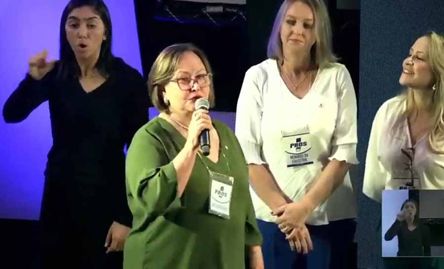 Em Brasília, Vanda Milani participa da Convenção Nacional do Partido Republicano da Ordem Social, PROS