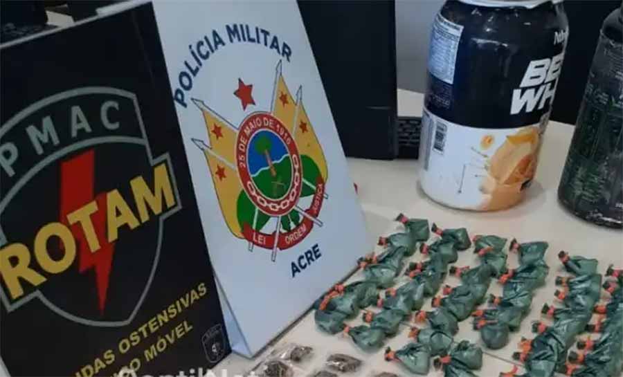 Polícia Militar prende homem vendendo drogas