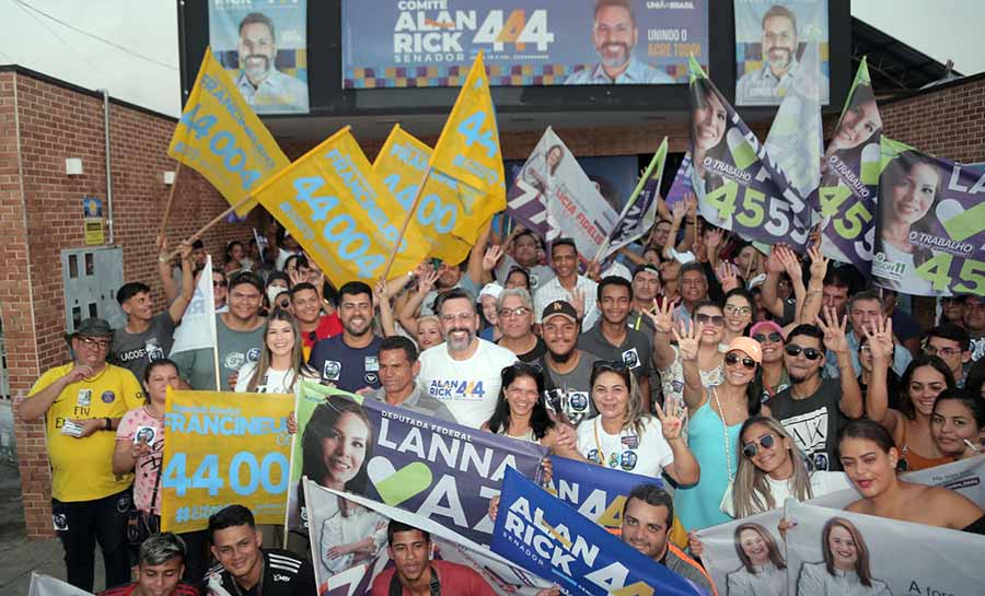 Alan Rick inaugura o primeiro comitê em Rio Branco