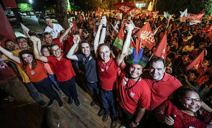 Jorge, Marcus e Nazaré comemoram sucesso da Caravana da Esperança no Alto Acre e garantem que região voltará a ter desenvolvimento