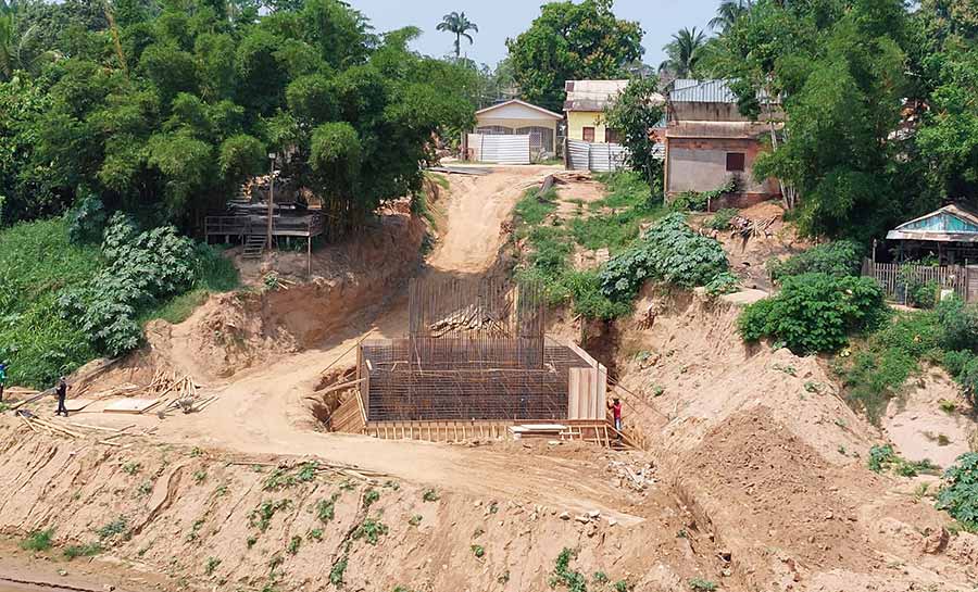 Estado atua na construção da Ponte da Sibéria em Xapuri