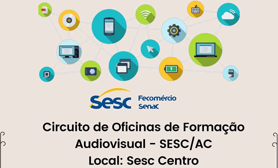 Sesc oferece cinco oficinas de audiovisual para o público gratuito