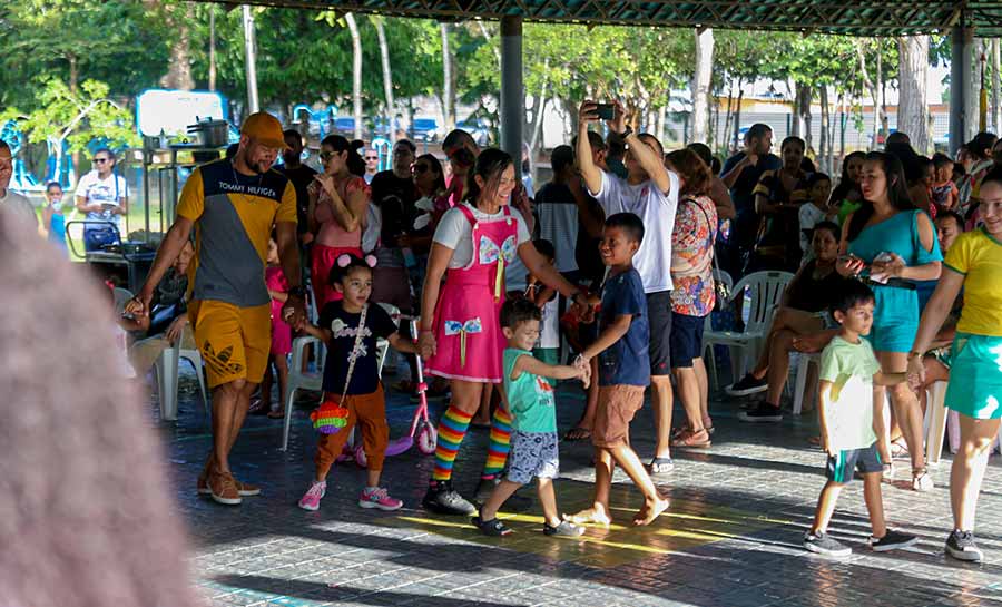 Iapen reúne famílias dos servidores em comemoração ao Dia das Crianças no Horto Florestal