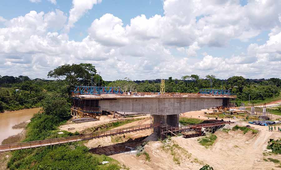 Ponte do Anel viário de Brasileia-Epitaciolândia beneficiará mais de 44 mil pessoas