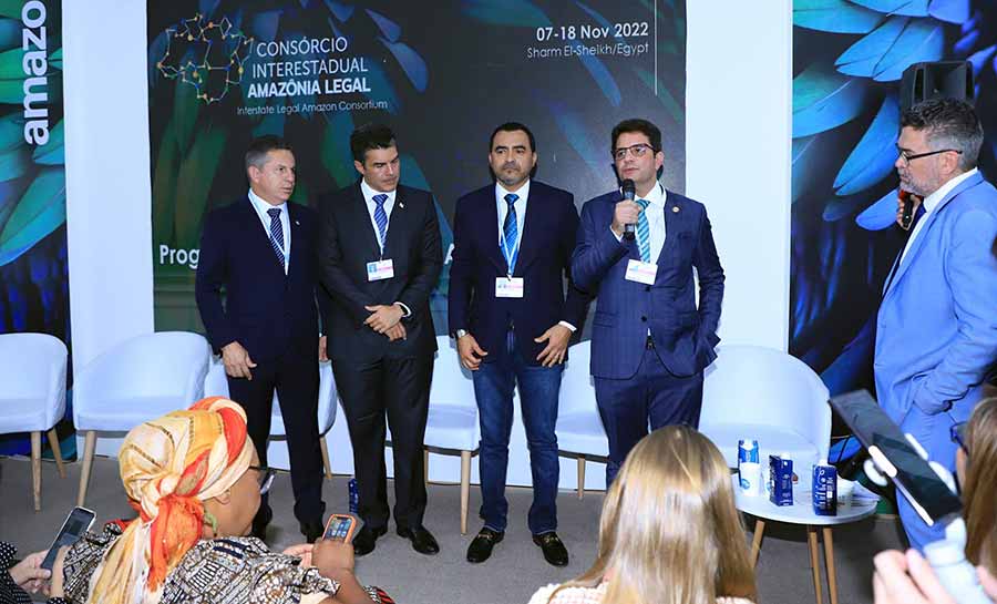 COP27: governadores da Amazônia Legal concedem entrevista coletiva à imprensa