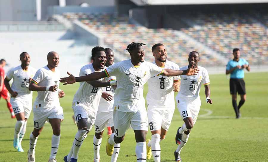 Gana vence Suíça por 2 a 0 em último amistoso antes da Copa do Catar