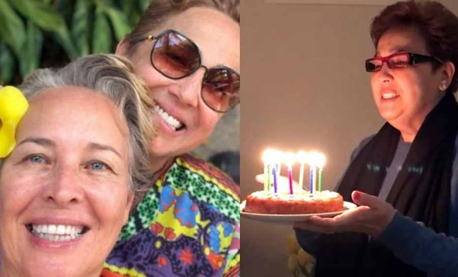 Ex-mulher homenageia Claudia Jimenez no dia que a atriz faria 64 anos