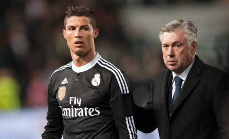 Ancelotti cita Messi e deixa conselho para futuro de Cristiano Ronaldo