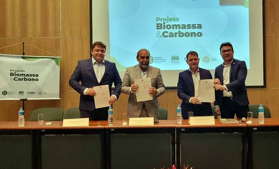 Governo do Acre, Instituto Jardim Botânico e Ipam firmam cooperação para implementação de Projeto Biomassa &amp; Carbono