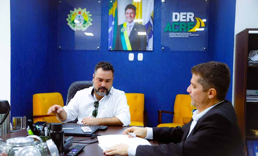 Deracre e Controladoria-Geral firmam acordo para fiscalização de obras