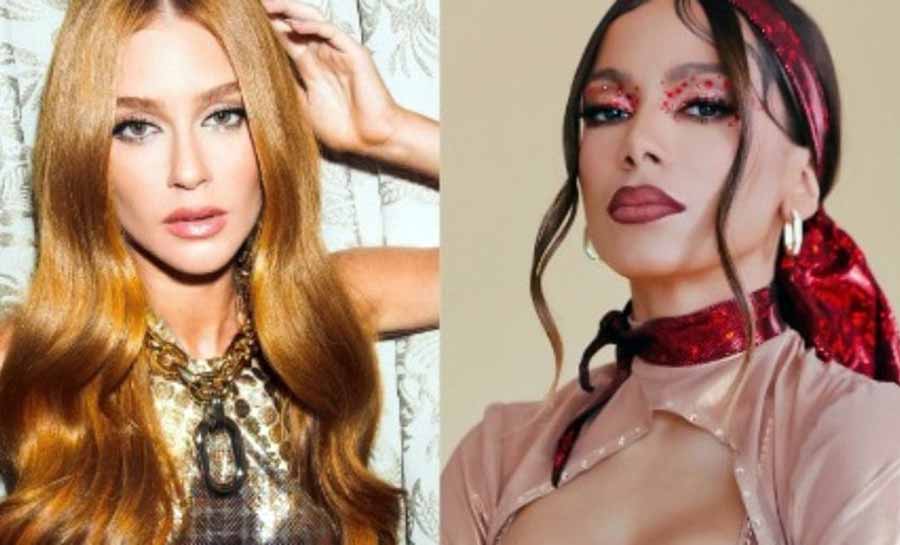 Marina Ruy Barbosa e Anitta posam juntas pela 1ª vez desde “Surubão”