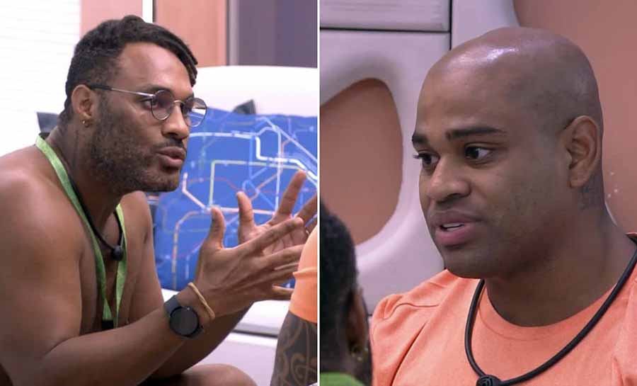 BBB23: Cezar se revolta e diz que foi ‘exposto’ por Fred Nicácio