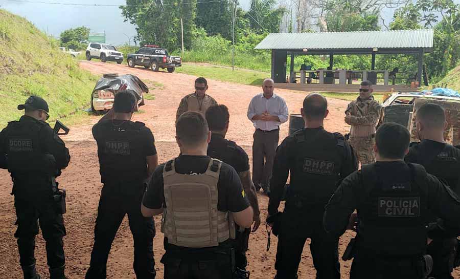 Policiais Civis do Acre passam por curso de capacitação para manuseio de carabina