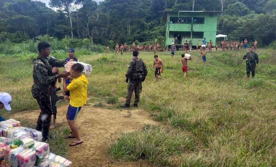 Yanomami: governo entrega 75 toneladas de alimentos e medicamentos