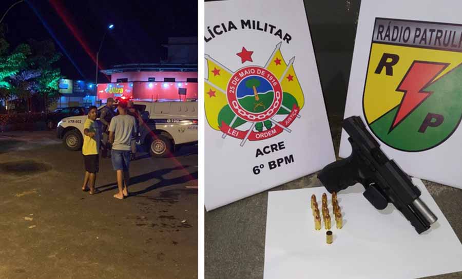 Empresário é preso por porte ilegal de arma após tiro acidental em bar no interior do Acre