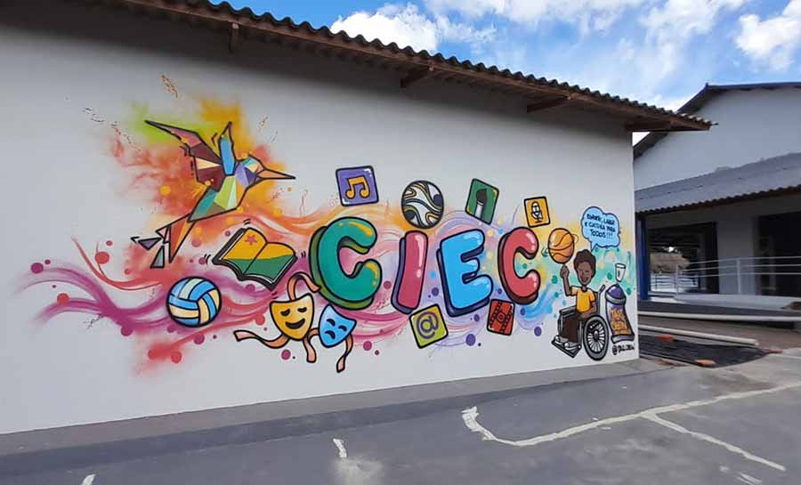 Educação faz parceria para realização de oficina de grafite