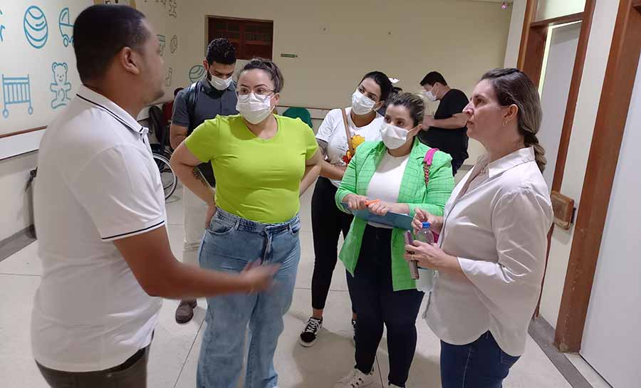 Michelle Melo visita Maternidade e Hospital da Criança: “vim ver os problemas para levar ao governador”