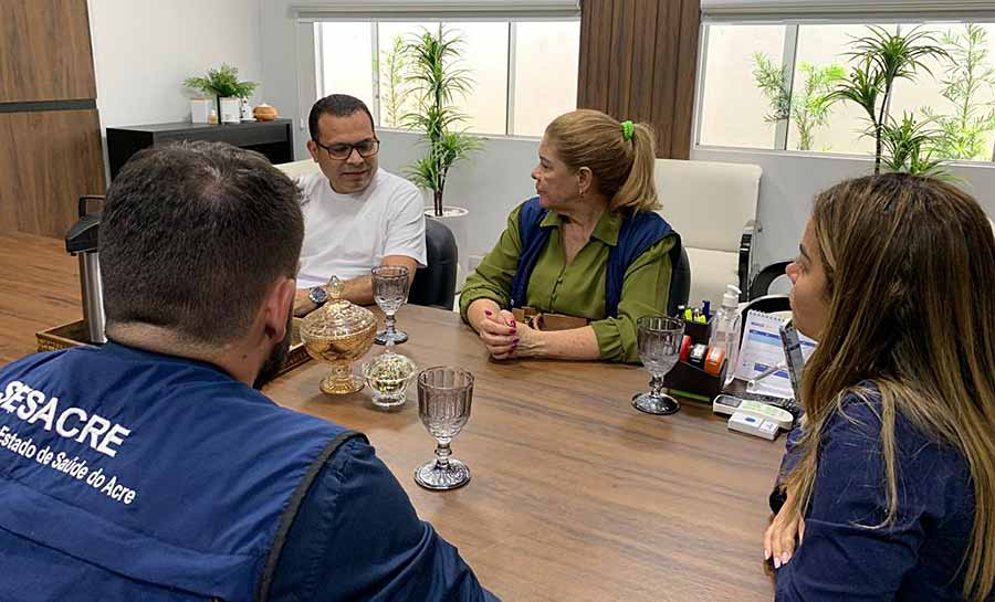 Tadeu Hassem, prefeitura de Brasiléia e Sesacre discutem implantação de IML: “Sonho está se tornando realidade”