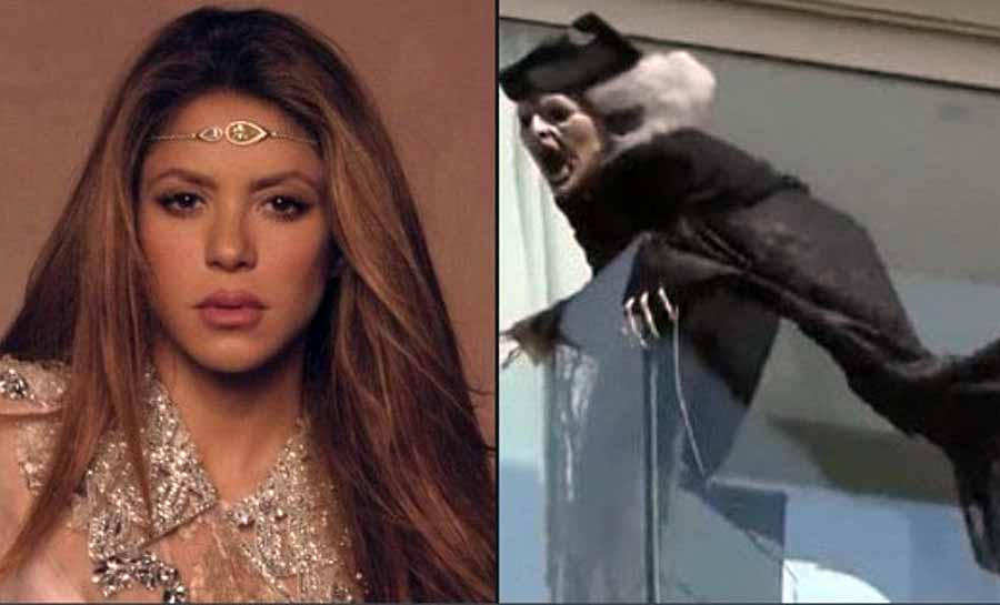 Shakira volta a assombrar casa dos sogros com bruxa mais assustadora