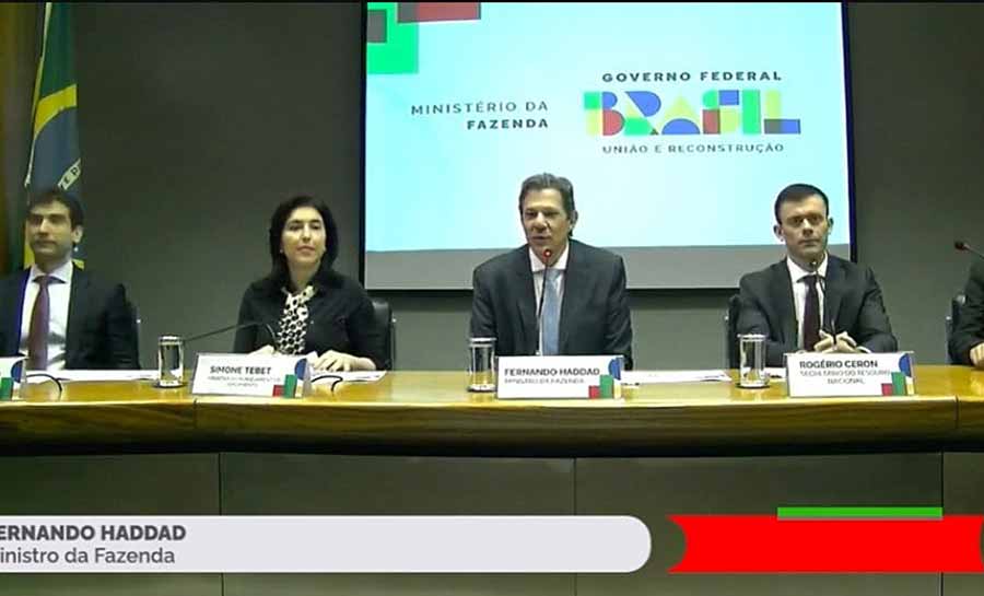 Congresso está ‘realisticamente otimista’ com arcabouço, diz Haddad