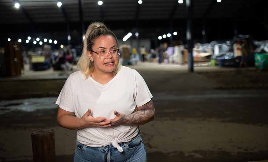 “Ninguém merece morrer sem dignidade”, lamenta Dra.Michelle sobre idoso no abrigo do Parque de Exposições