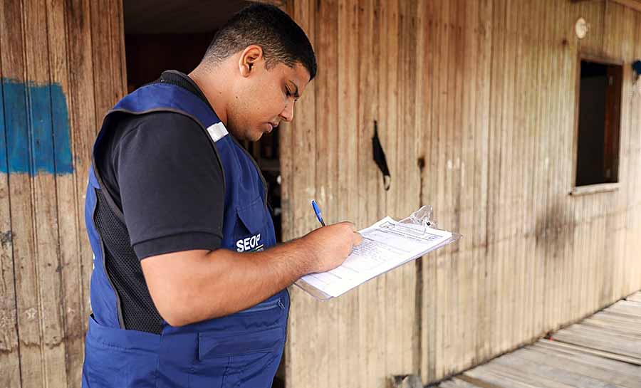 Defesa Civil coordena vistoria às casas atingidas pela cheia para retorno seguro das famílias