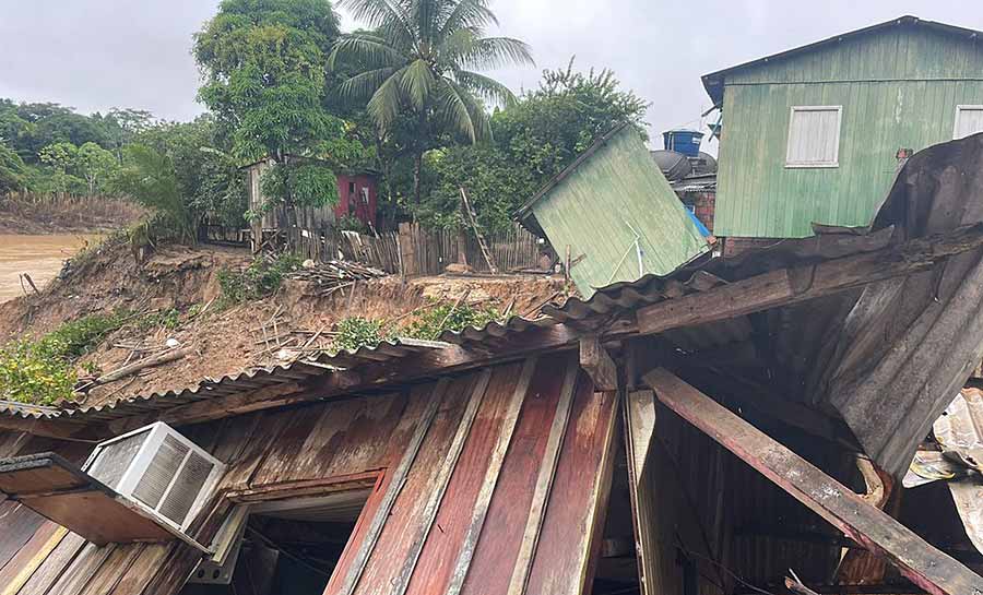 Mais de 500 imóveis em áreas de risco de Rio Branco devem ficar inabitáveis, estima Defesa Civil