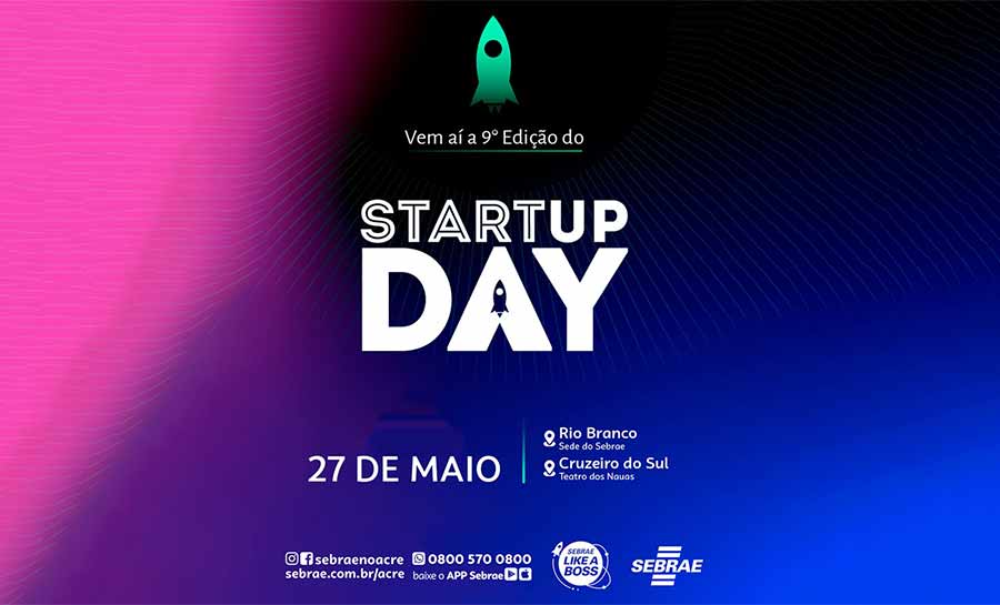 9ª edição do Startup Day acontecerá em 27 de maio