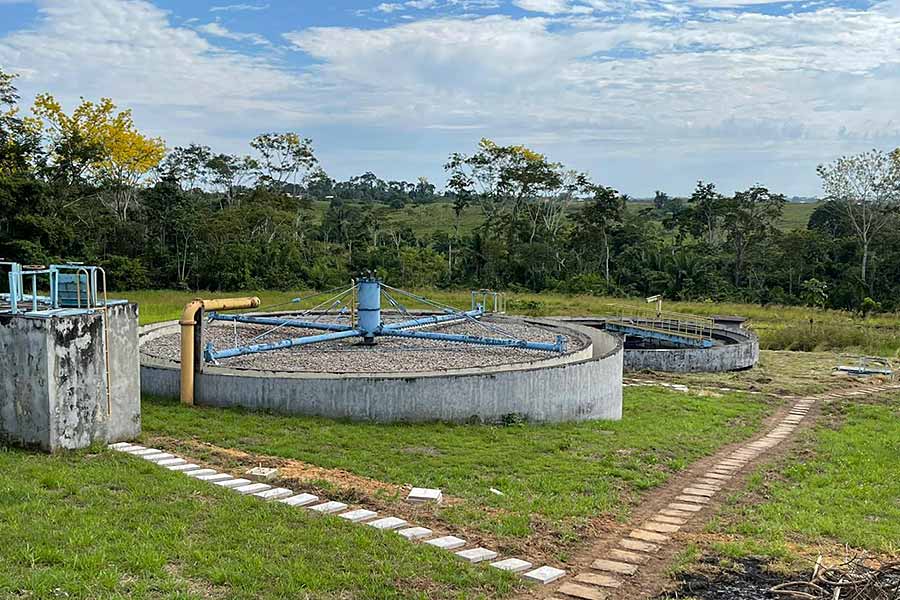 Estado vistoria obras de revitalização da ETE Redenção em Rio Branco