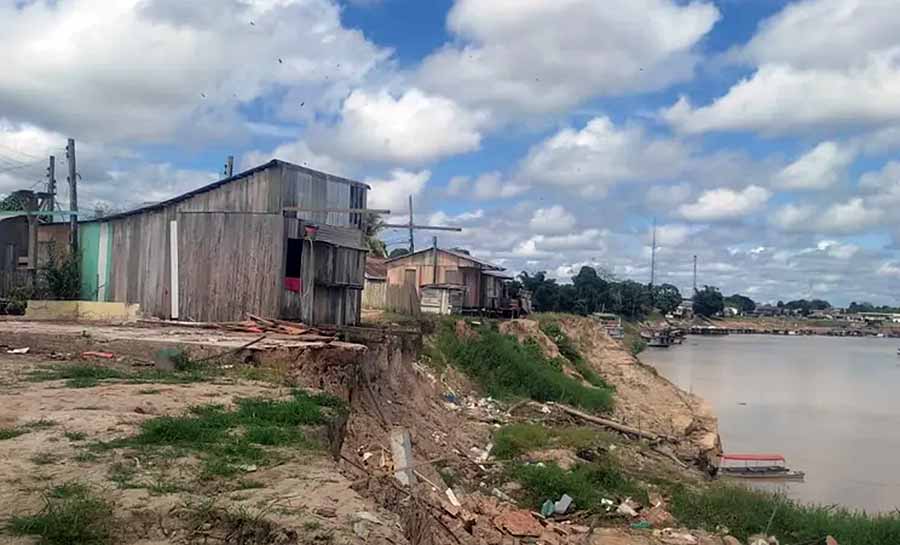 Em ação civil, MP pede retirada imediata de moradores que vivem em área de risco em bairro de Feijó