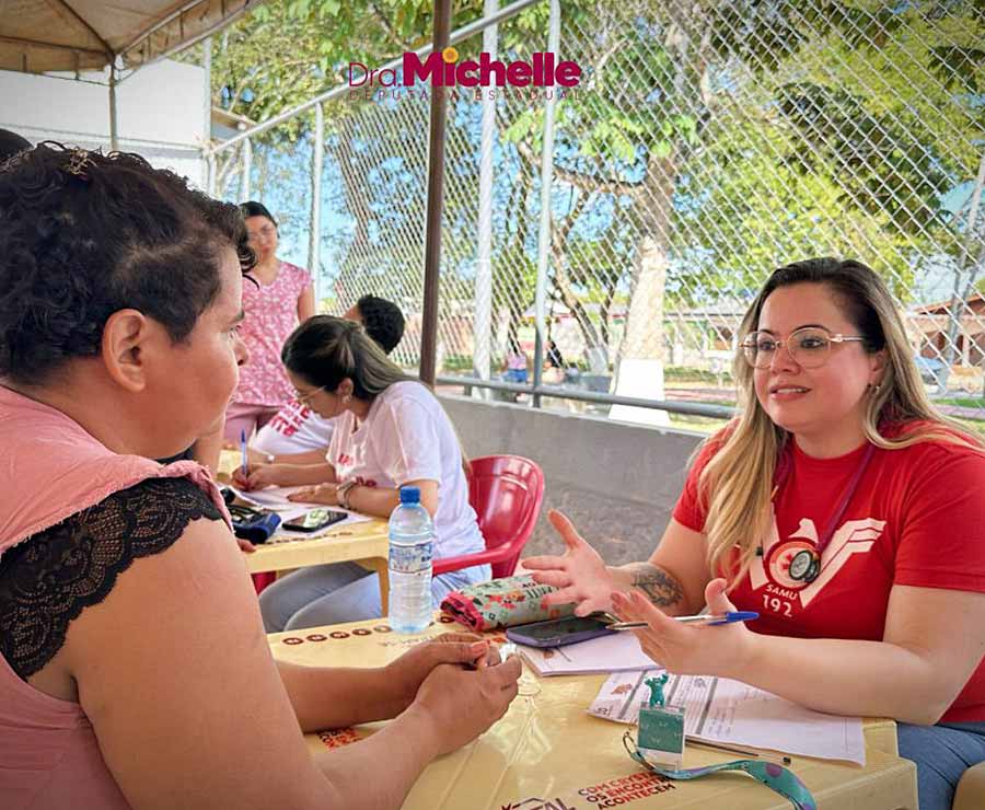 Deputada Dra. Michelle Melo promove ações do Gabinete Itinerante em Plácido de Castro