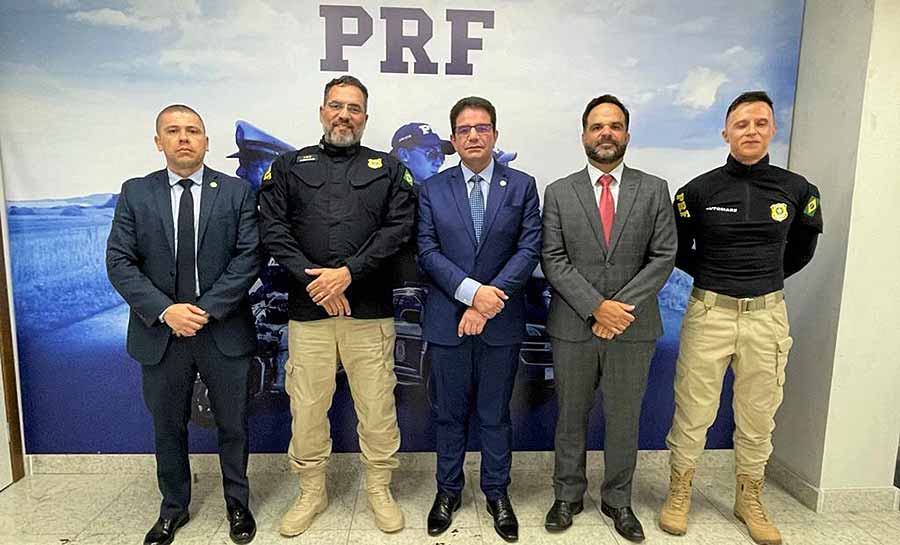 Governador Gladson Cameli busca apoio da Polícia Rodoviária Federal para reforçar ações nas áreas ambiental e de fronteira