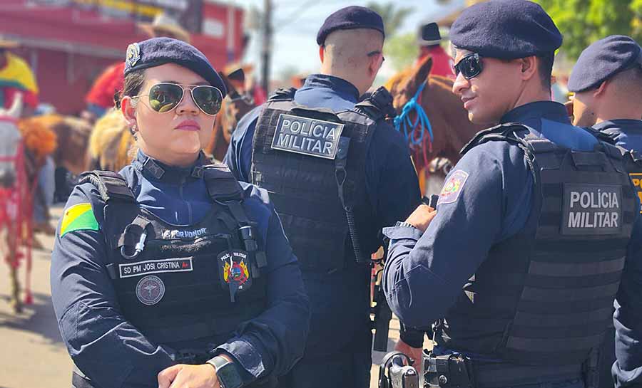 Mais de 120 policiais militares fizeram a segurança da Cavalgada 2023