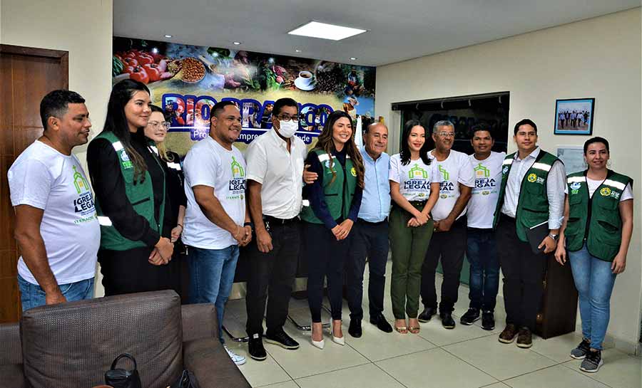 Prefeito recebe presidente do Instituto de Terra do Acre