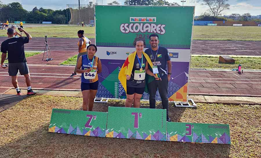 Aluna do SESI/AC conquista três medalhas nas Paralimpíadas Escolares Regionais, em Brasília