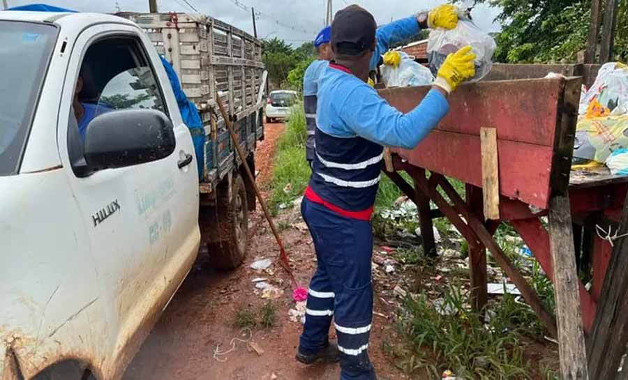 Garis alegam atraso de pagamentos e paralisam serviço por um dia em Rio Branco