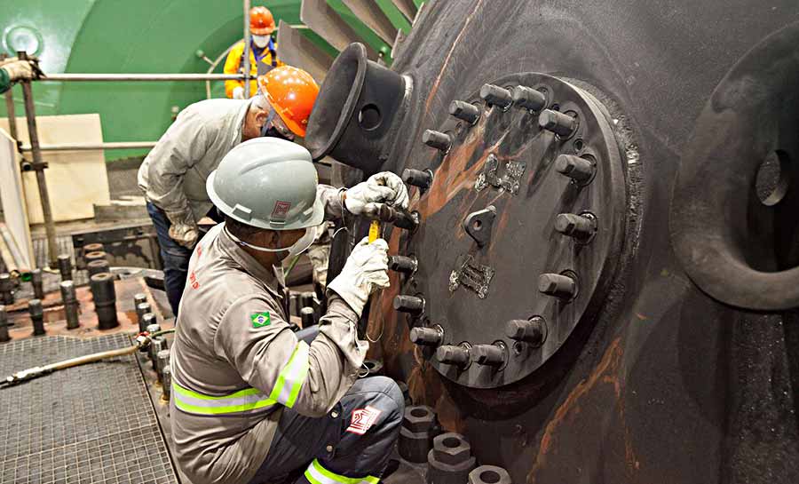 Usina Nuclear Angra 2 faz parada para reabastecimento de combustível